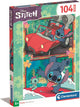 Clementoni legpuzzel super color disney stitch, 104st.