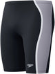Speedo solid splice jammer heren sportzwembroek - zwart grijs