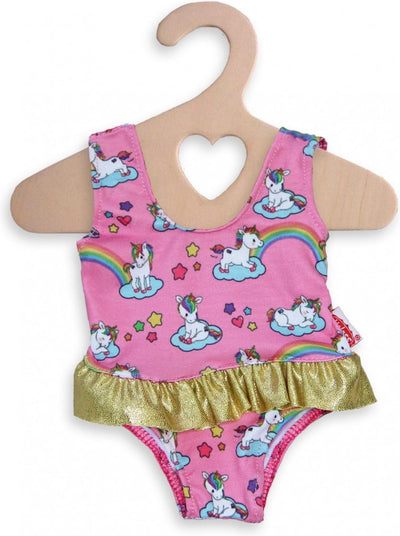 Heless poppen zwempak badpak eenhoorn geschikt voor poppen van 34-45 cm