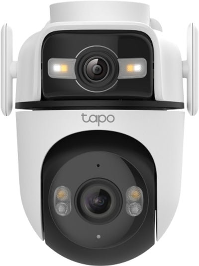 Tp-link tapo c545d beveiligingscamera dual lens - buiten - 2k 3mp - pan tilt - ai detectie - ip66