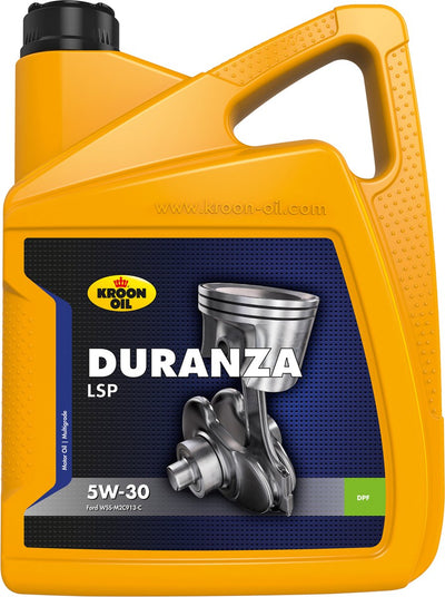 Kroon-oil duranza lsp 5w-30 - synthetische motorolie - 5 liter - transparant