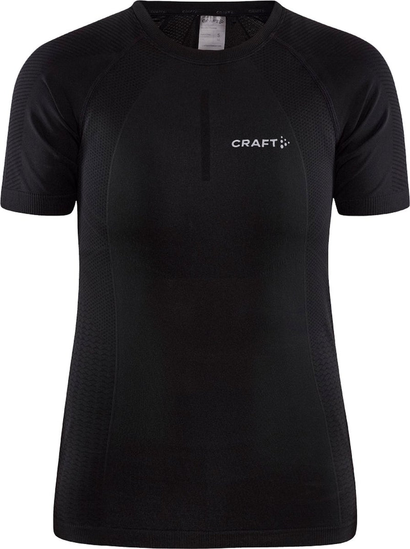 Craft active cool intensity ss w dames thermoshirt - zwart