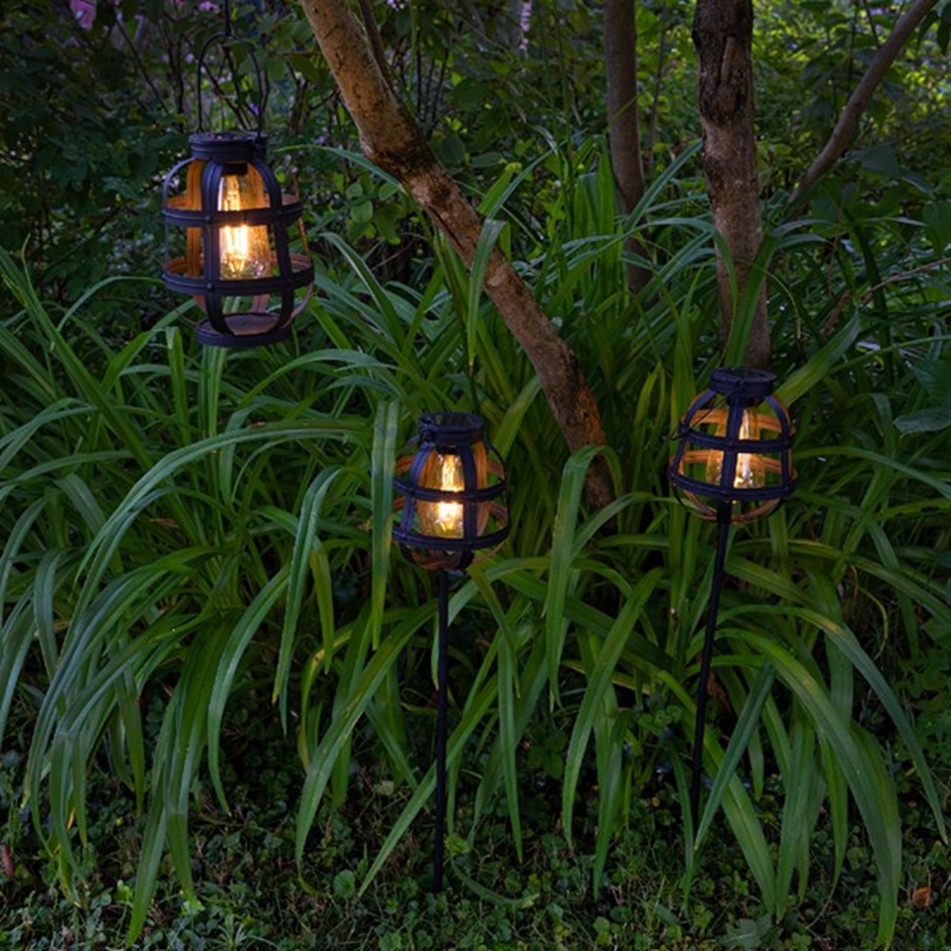 Lumineo led solar lantaarn set a 3