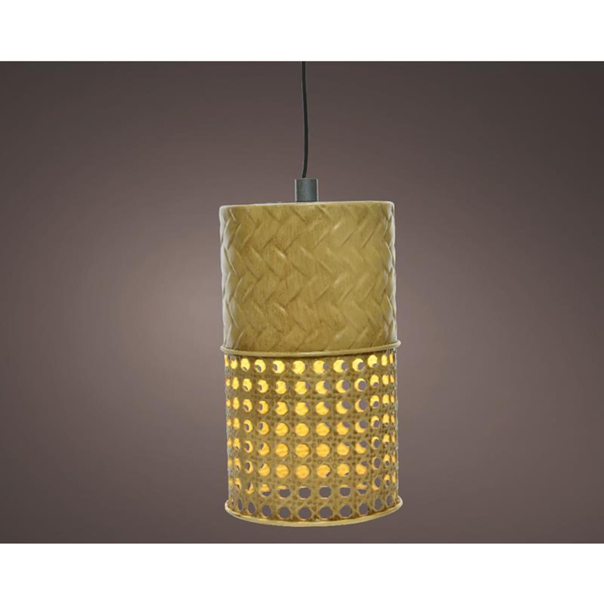 Lumineo led solar hanging light ø11-h18cm metaal warmwit. brandt tot 6 uren.