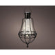 Lumineo led solar hanging light ø10.8-h21cm metaal warmwit