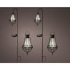 Lumineo led solar lantaarn set metaal 4 -delig