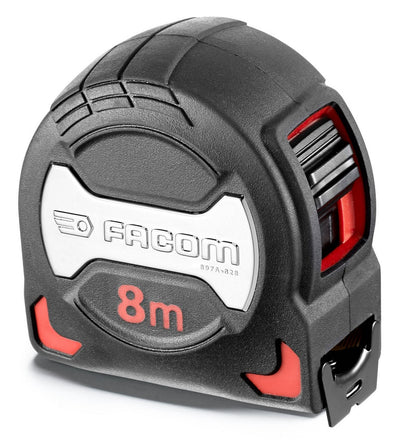 Facom meetlinten met grip-behuizing 8m - 897a.828pb