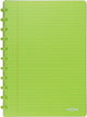 Atoma trendy schrift - a4 - 144 bladzijden - commercieel geruit - transparant groen - 1 stuks