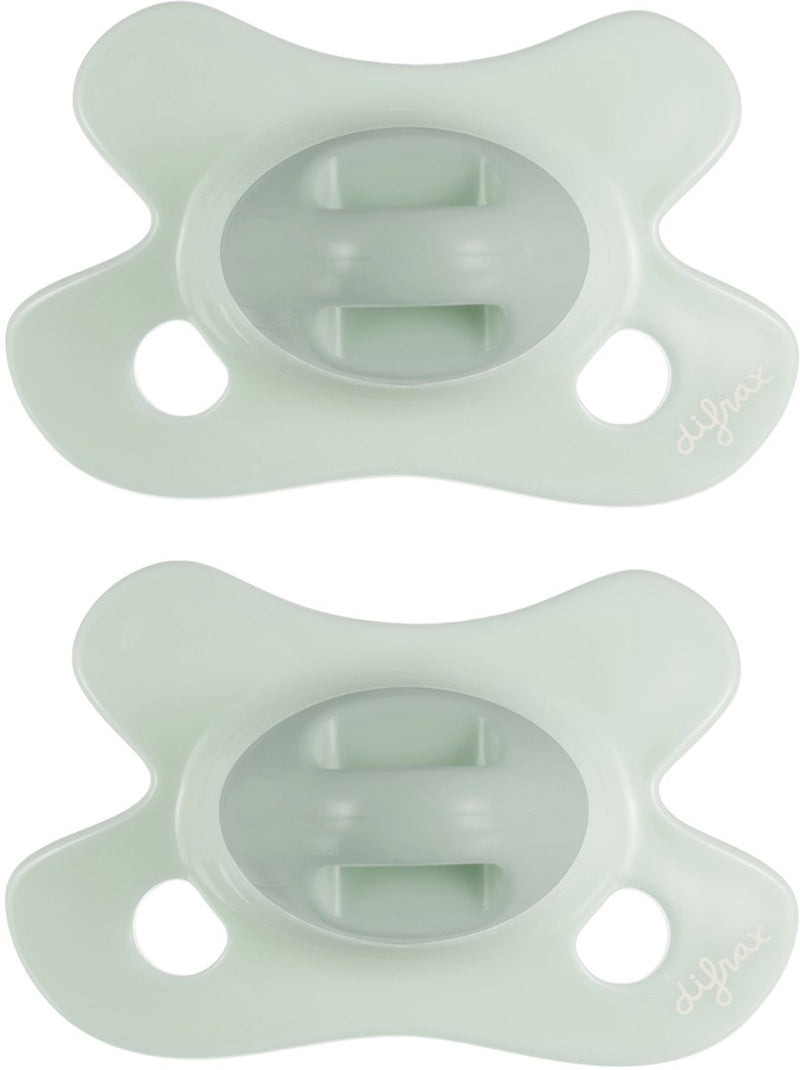 Difrax dental fopspeen - newborn - lichtgroen - 2 stuks