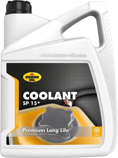 Kroon-oil koelvloeistof sp 15+ - vorstbeveiliging - 5 liter - oranje