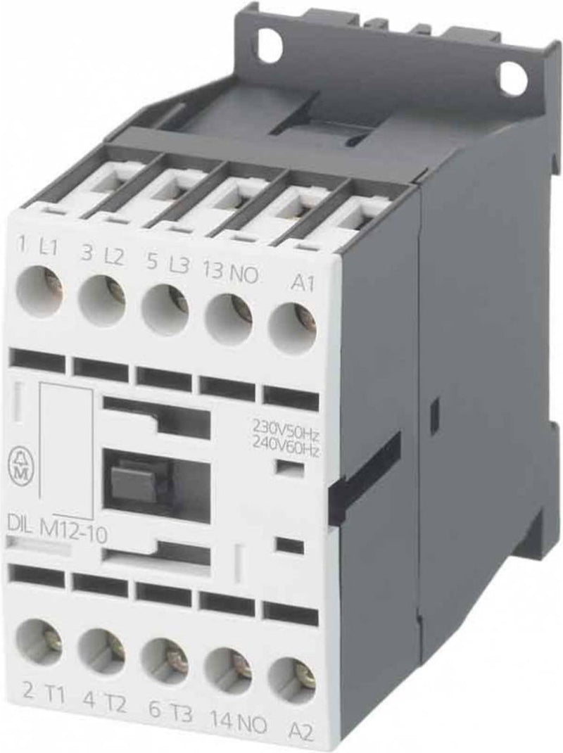 Eaton dilm12-10(230v50hz,240v60hz) contactor 3x no 5.5 kw 230 v ac 12 a 1 stuk(s)