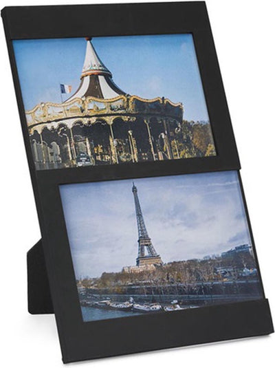 Balvi fotolijst dijon 25 x 16,3 cm zwart 2 foto's