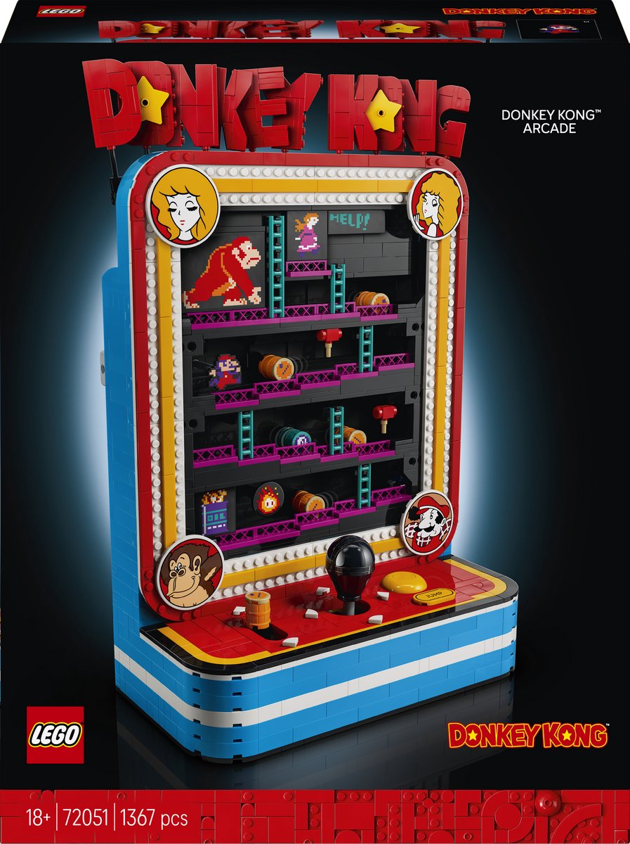 Lego super mario 72051 donkey kong arcadekast