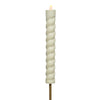 Lumineo solar fakkel swirl dia4-h90cm wit