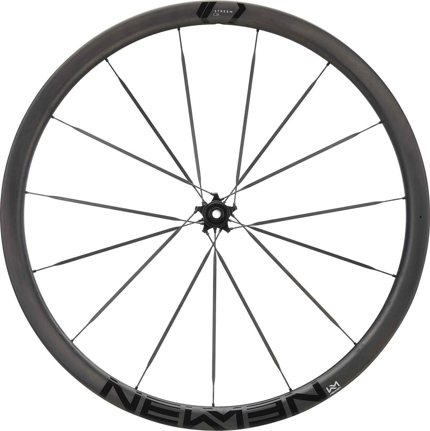Newmen streem c.35 vonoa 28 fade r cl front wheel