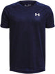 Under armour ua tech 2.0 ss-blu jongens sportshirt - midnight navy - wit