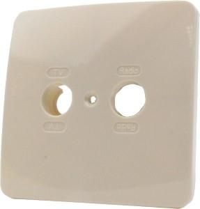 Enzo hirschmann ad 350 afdekplaat 2-gaats edu gedu fs 2300410