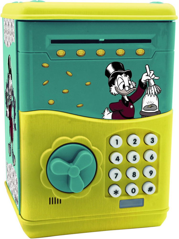 Lexibook disney scrooge elektronische spaarpot protected by secret code met geluid- en lichteffecten en music.