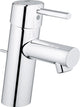 Grohe concetto wastafelkraan - lage uitloop - met trekwaste - chroom - waterbesparend