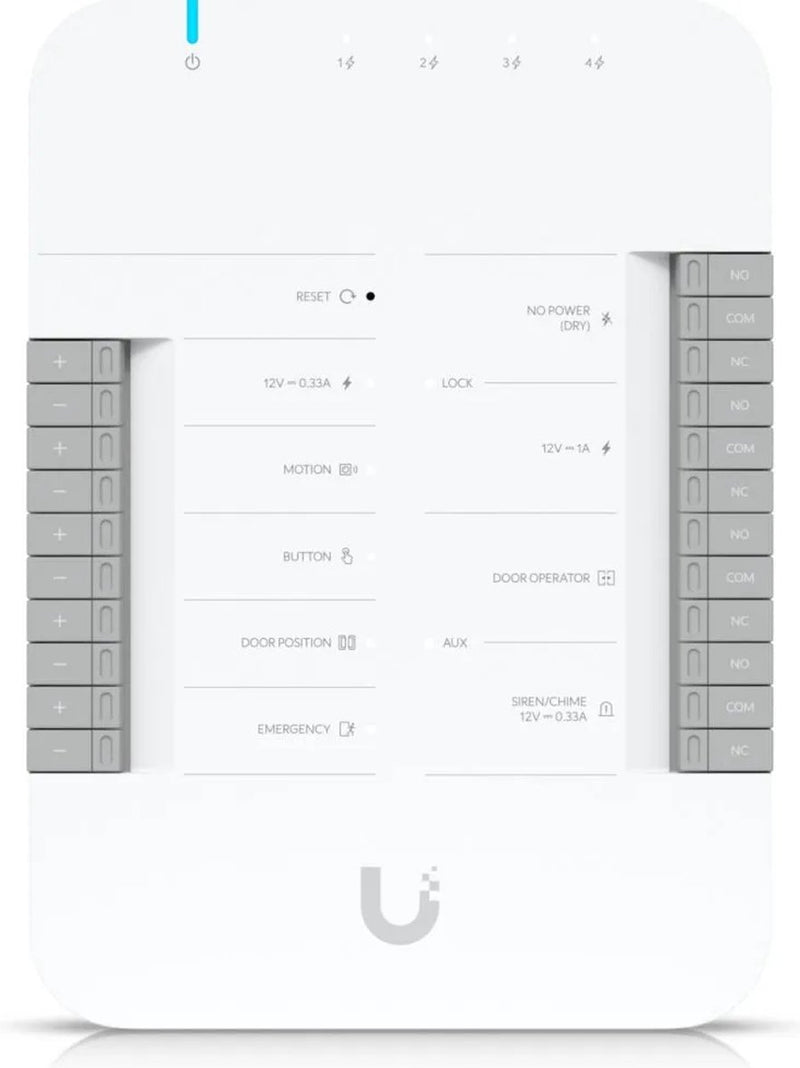 Ubiquiti unifi access hub - hub codekast - 1 deur - ethernet - wit