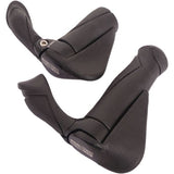 Ergotec handvatpaar mf2 kraton aluminium 130 + 87 mm - zwart - afbeelding 1