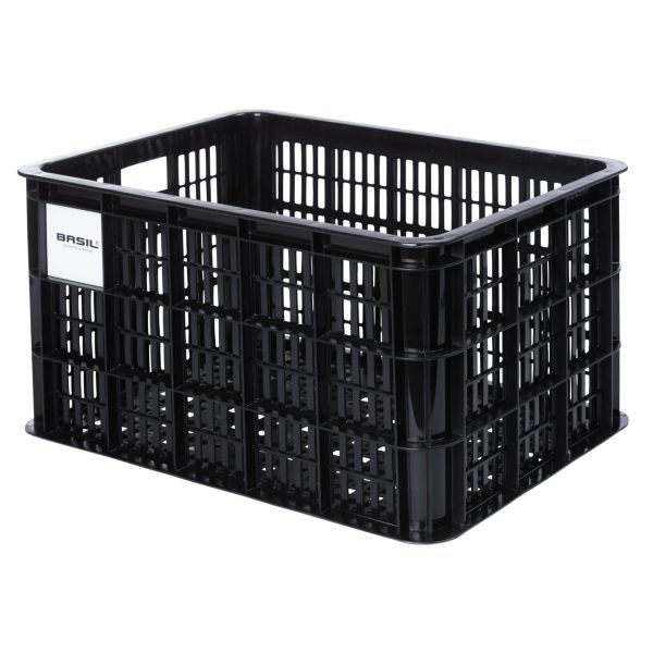 Basil gerecyclede fietskrat m 29.5 liter mik 33 x 44 x 27 cm - zwart