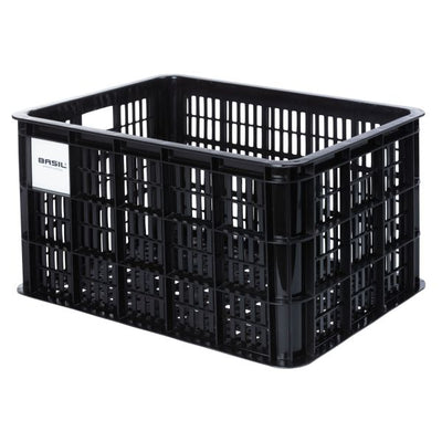 Basil gerecyclede fietskrat m 29.5 liter mik 33 x 44 x 27 cm - zwart