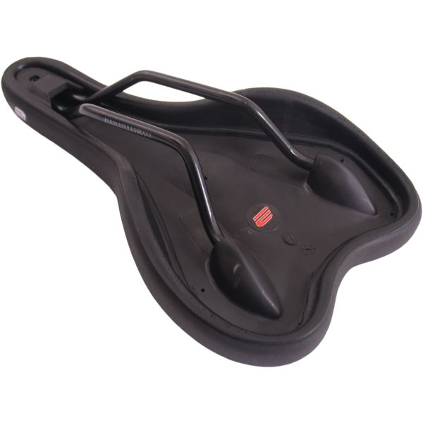 Edge fietszadel sporty - zwart (op kaart)