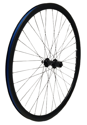 Kgz kgz achterwiel 28 inch (622) cassette 8-10v centerlock velg en spaken zwart