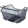 Basil fietsmand base m met mik bevestiging 14 liter 25 x 33 x 17 cm - zwart