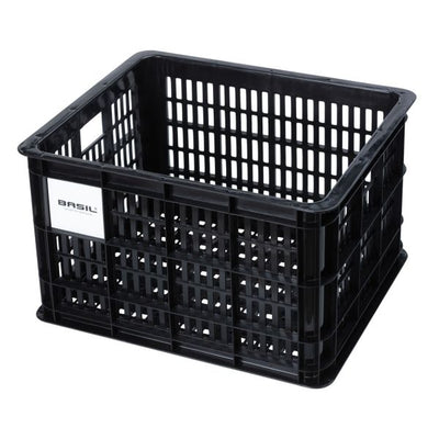 Basil fietskrat M - medium - 29.5 liter - zwart