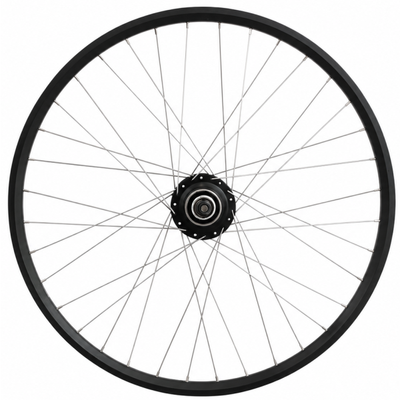 Shimano achterwiel 28 1 4inch nexus 8 naaf (zwart) - zac2000 velg (zwart) met rvs spaken - voor schijfrem