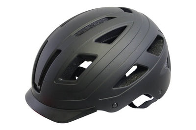 Qt cycle tech helm urban style mat zwart maat m 55-58 cm 2810384
