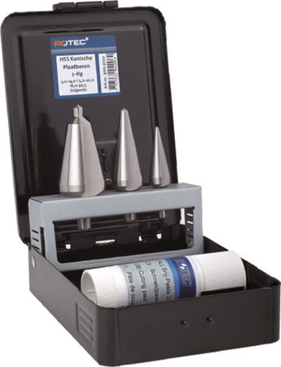 Rotec plaatboorset conisch nr-1-2-7