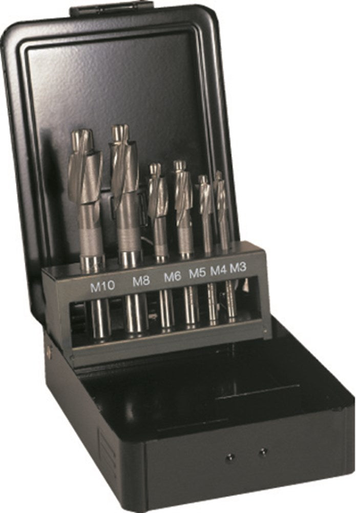 Rotec kopverzinkfreesset 180gr. m3-m10 middelpassing