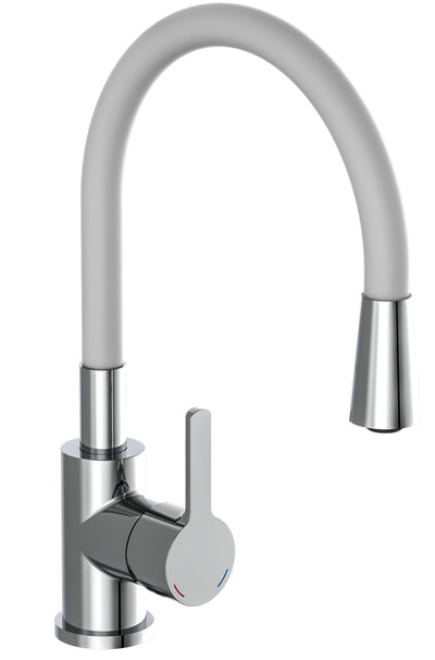 Hg eisl flexo mengkraan keuken | chroom-lichtgrijs - ni186fl ni186fl