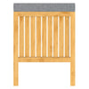 Eisl 2-in-1 wasmand met zitkussen 39x39x52,5 cm bamboe