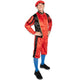 Haza pietenpak volwassenen rood zwart maat xl