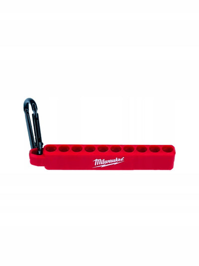 Milwaukee accessoires milwaukee organizer met karabijnhaak voor 10 bits - 1 stuk