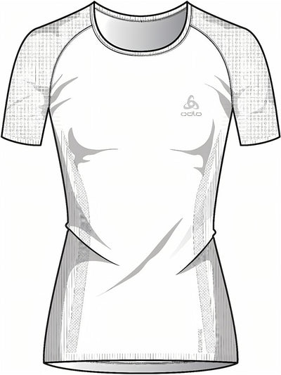 Odlo sportshirt performance x-light dames - kleur wit - maat xl