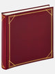 Walther mx-200-r standard - classic album - formaat 30 x 30 cm - 100 witte pagina's - rood
