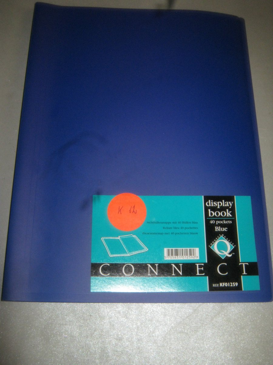 Q-connect showalbum | a4 | 40 tassen | blauw