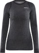 Craft - core wool merino ls tee - thermoshirt - dames - zwart - s
