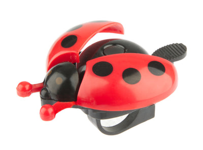 Bicycle Bell Pexkids Ladybugs met open vleugels - rood zwart