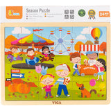 Https: www.cchobby.nl viga-seizoenen-viga-houten-puzzel-de-seizoenen-herfst-afm-30x22-5-cm-24-delen-1-stuk - afbeelding 2