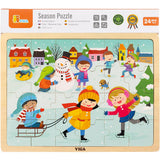 Https: www.cchobby.nl viga-seizoenen-viga-houten-puzzel-de-seizoenen-winter-afm-30x22-5-cm-24-delen-1-stuk - afbeelding 2