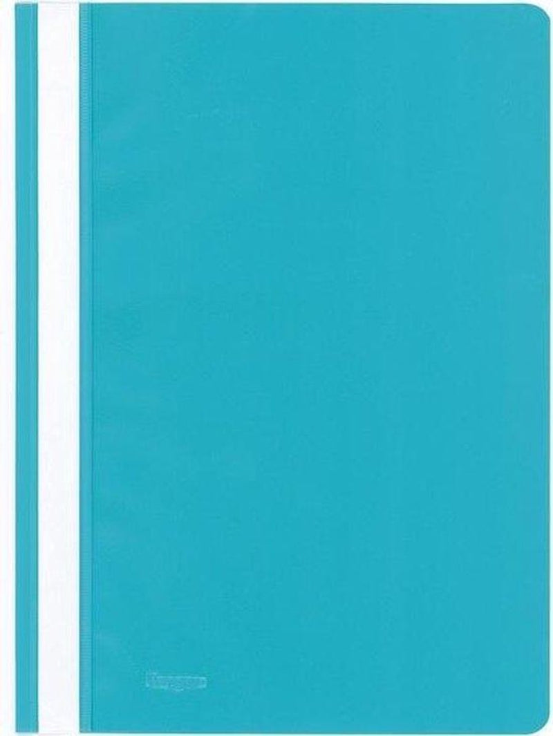 Kangaro snelhechtermap - a4 - pp - turquoise - krimp á 25 stuks - k-22049
