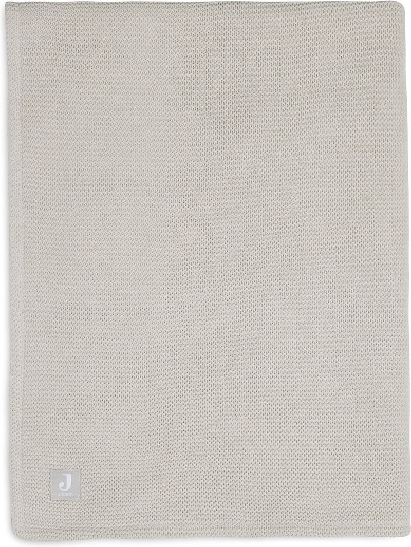 Jollein deken wieg 75x100cm basic knit nougat fleece