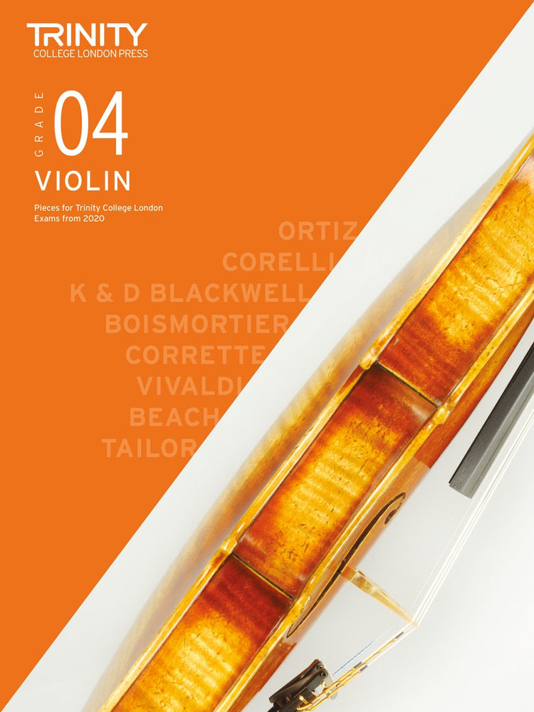 Trinity college london violin exam pieces from 2020: grade 4