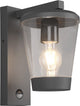Trio cavado - wandlamp - antraciet - excl. 1x e27 4 w - - buitenverlichting - ip44